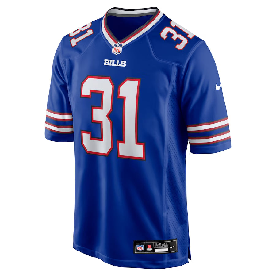 Men's Buffalo Bills Maxwell Hairston Nike Royal 2025 NFL Draft First Round Pick Game Jersey