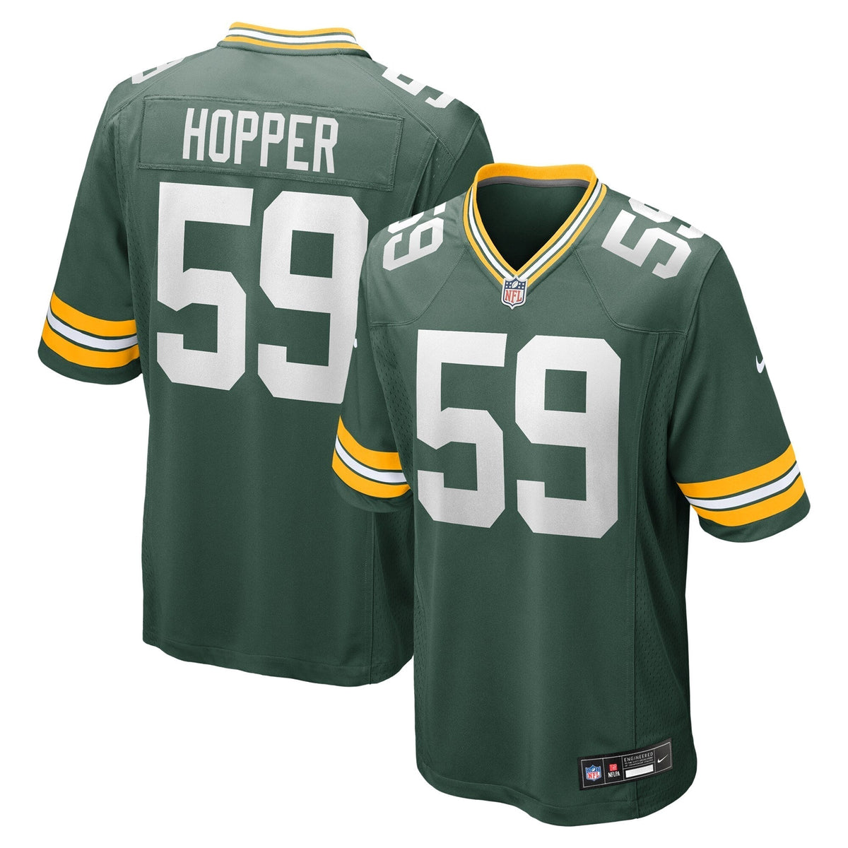Ty'Ron Hopper Green Bay Packers Nike  Game Jersey -  Green