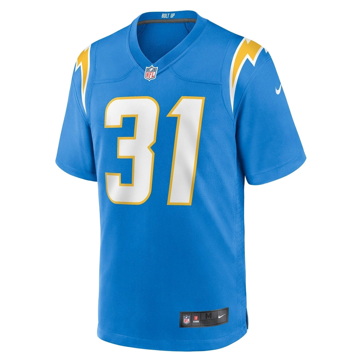 Nick Niemann Los Angeles Chargers Nike Game   Jersey - Powder Blue