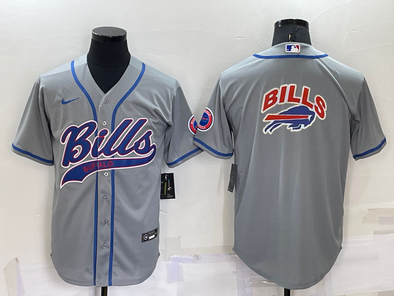 Men's Buffalo Bills Gray Game Jersey1