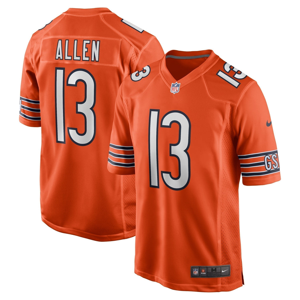 Keenan Allen Chicago Bears Nike Alternate Game Jersey -  Orange