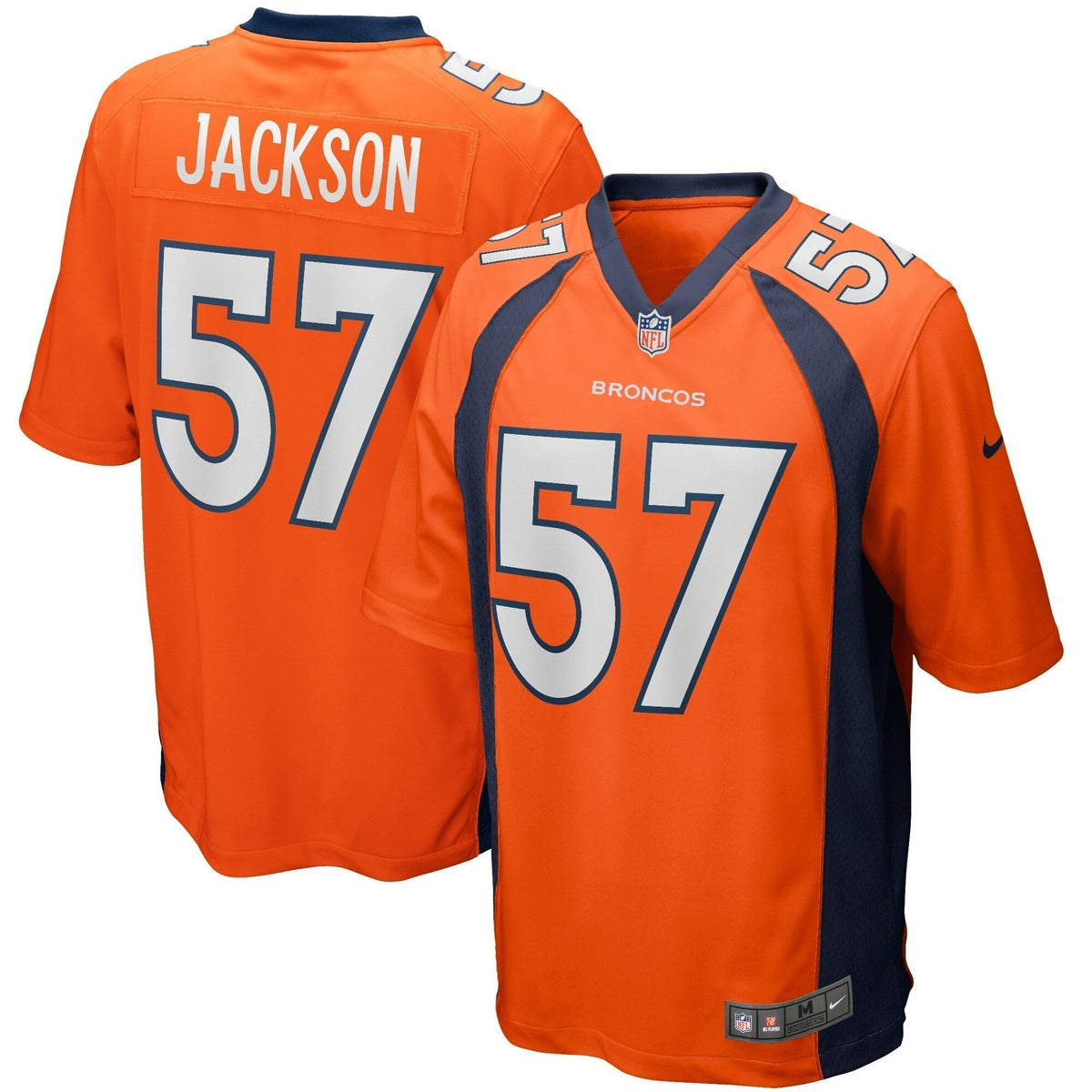 Tom Jackson Denver Broncos Nike Game Retired   Jersey - Orange
