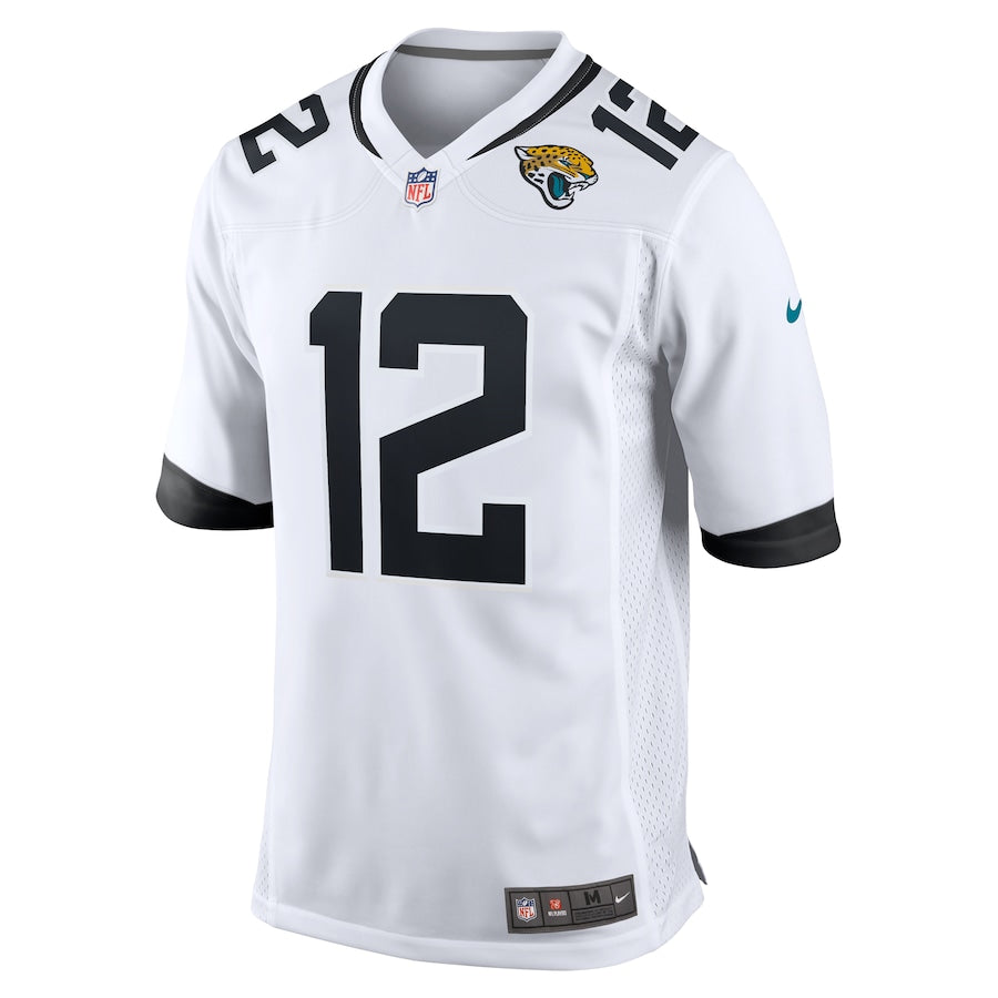 Jacksonville Jaguars Travis Hunter Nike White 2025 NFL Draft First Round Pick Game Player Jersey