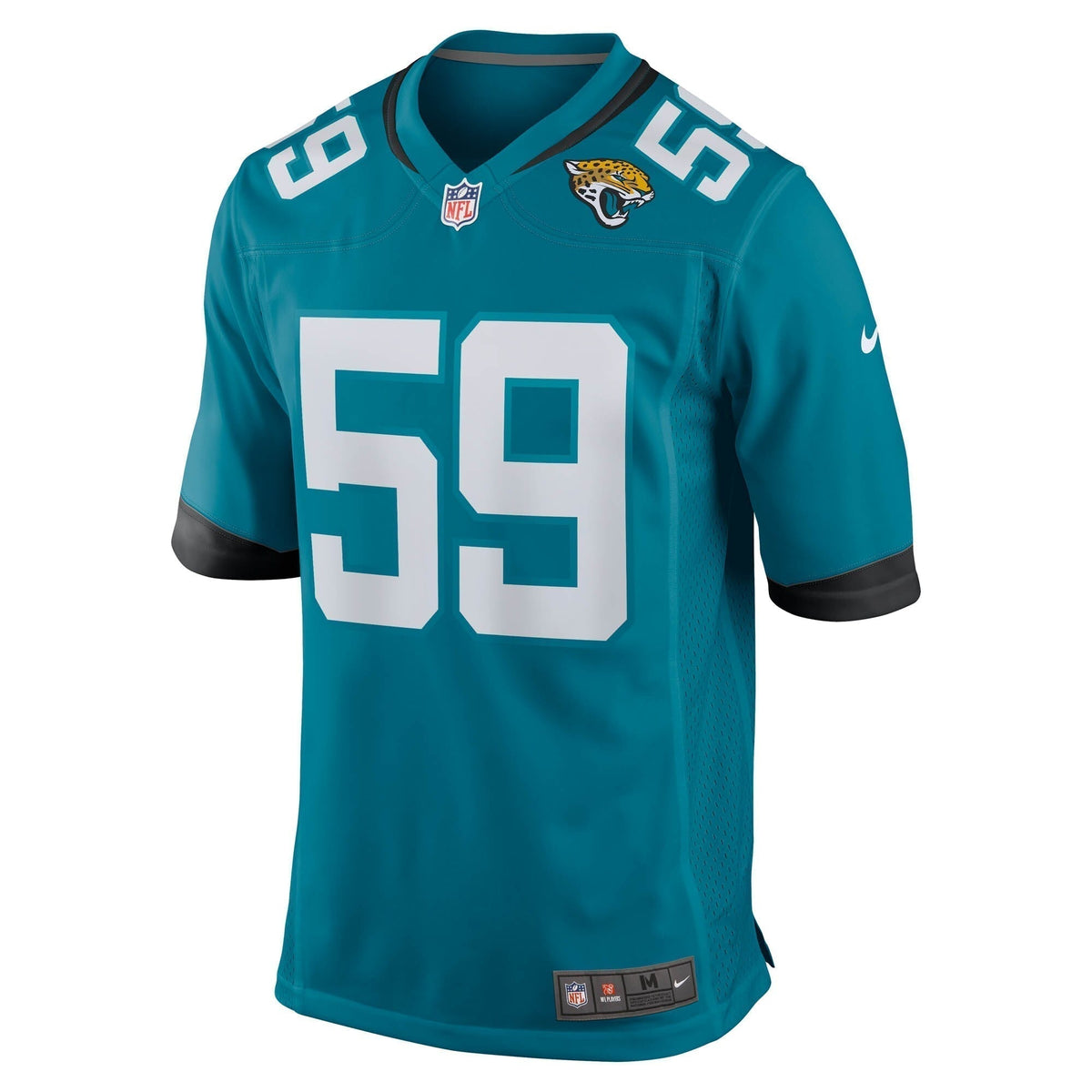 Myles Cole Jacksonville Jaguars Nike Team Game Jersey -  Teal