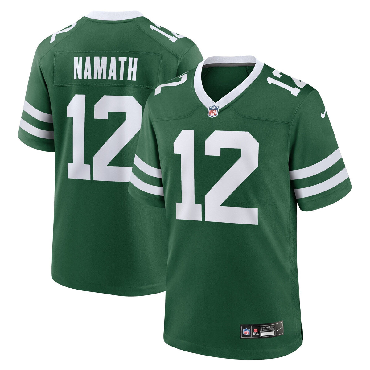 Joe Namath New York Jets Nike Game Jersey - Legacy Green