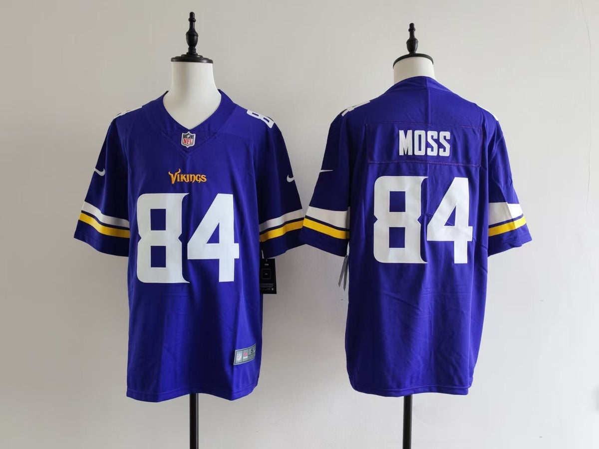 Men's Minnesota Vikings Randy Moss Nike Jersey -  Purple#84
