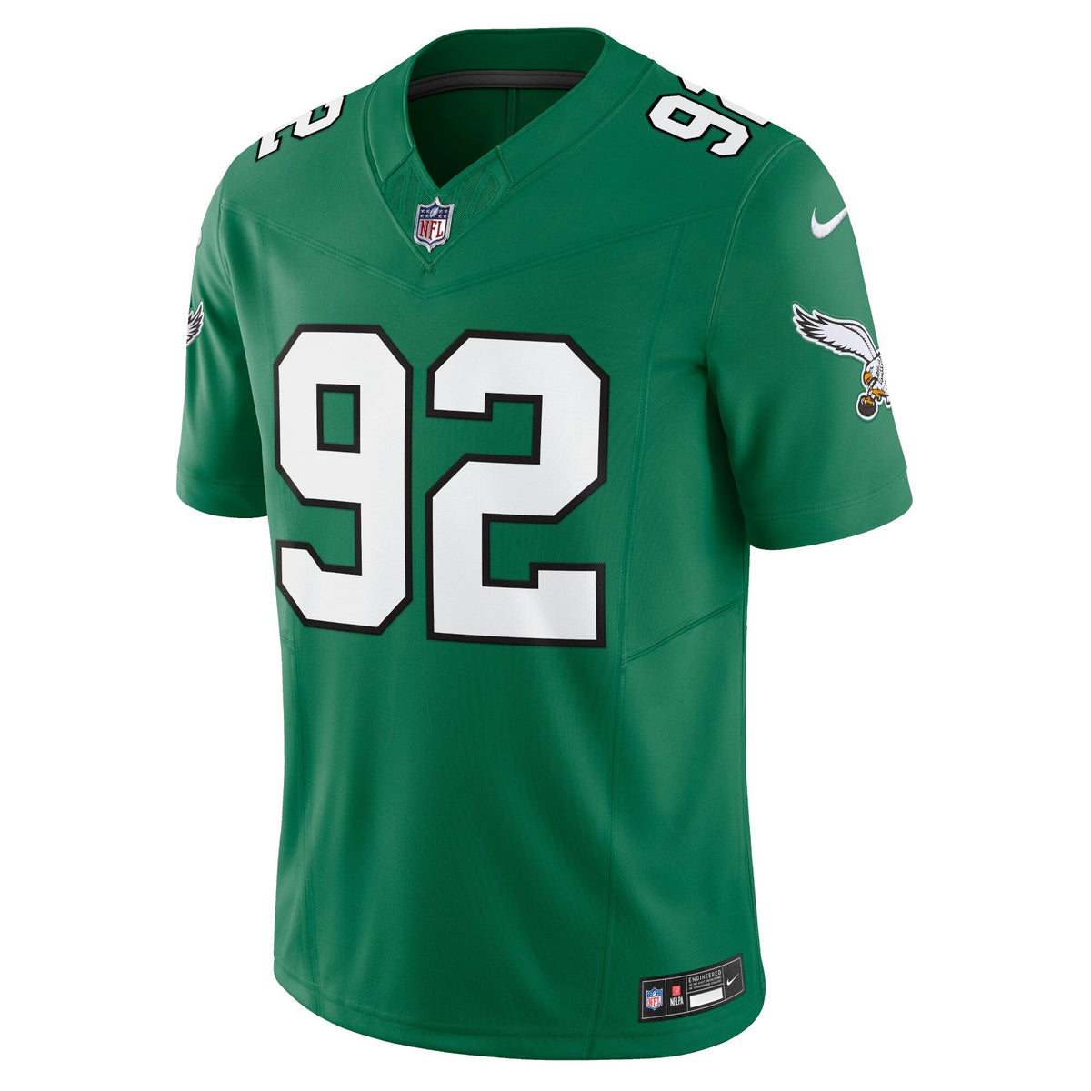 Reggie White Philadelphia Eagles Nike Alternate Vapor F.U.S.E. Limited Jersey - Kelly Green