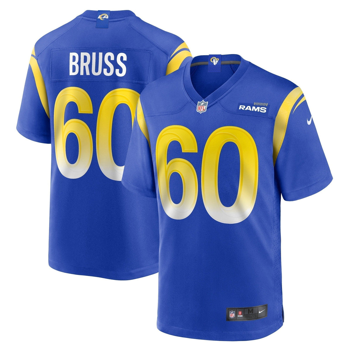 Logan Bruss Los Angeles Rams Nike Game   Jersey - Royal
