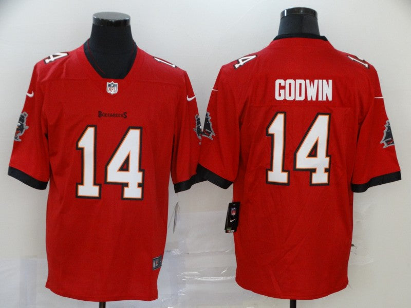 Men's Tampa Bay Buccaneers Chris Godwin #14 Red Vapor Limited Jersey1