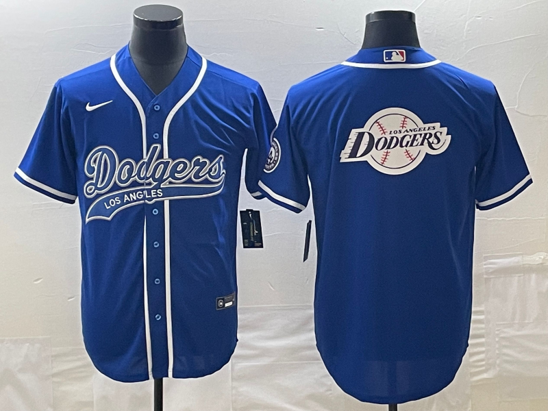 Men's Los Angeles Dodgers Royal Player Jersey1 Joint Edition