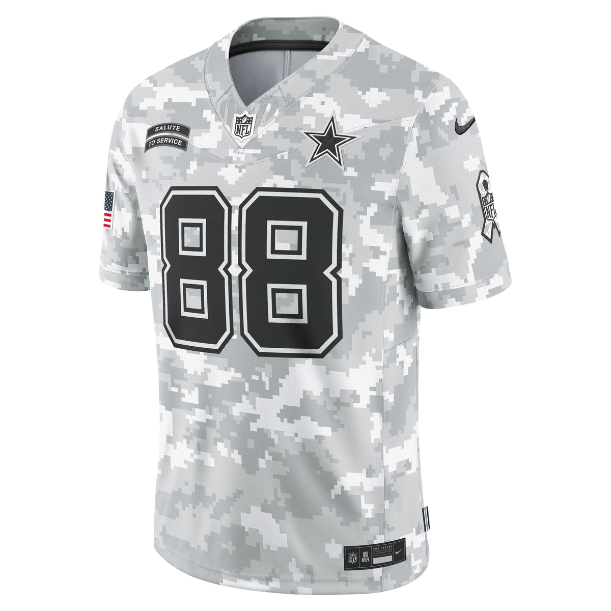 CeeDee Lamb Dallas Cowboys Nike 2024 Salute to Service Limited Jersey - Arctic Camo