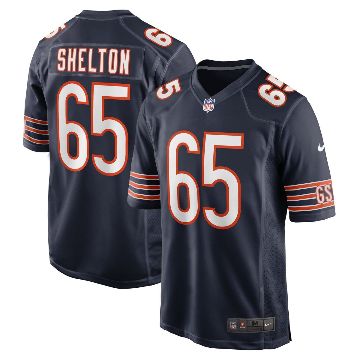 Coleman Shelton Chicago Bears Nike  Game Jersey -  Navy