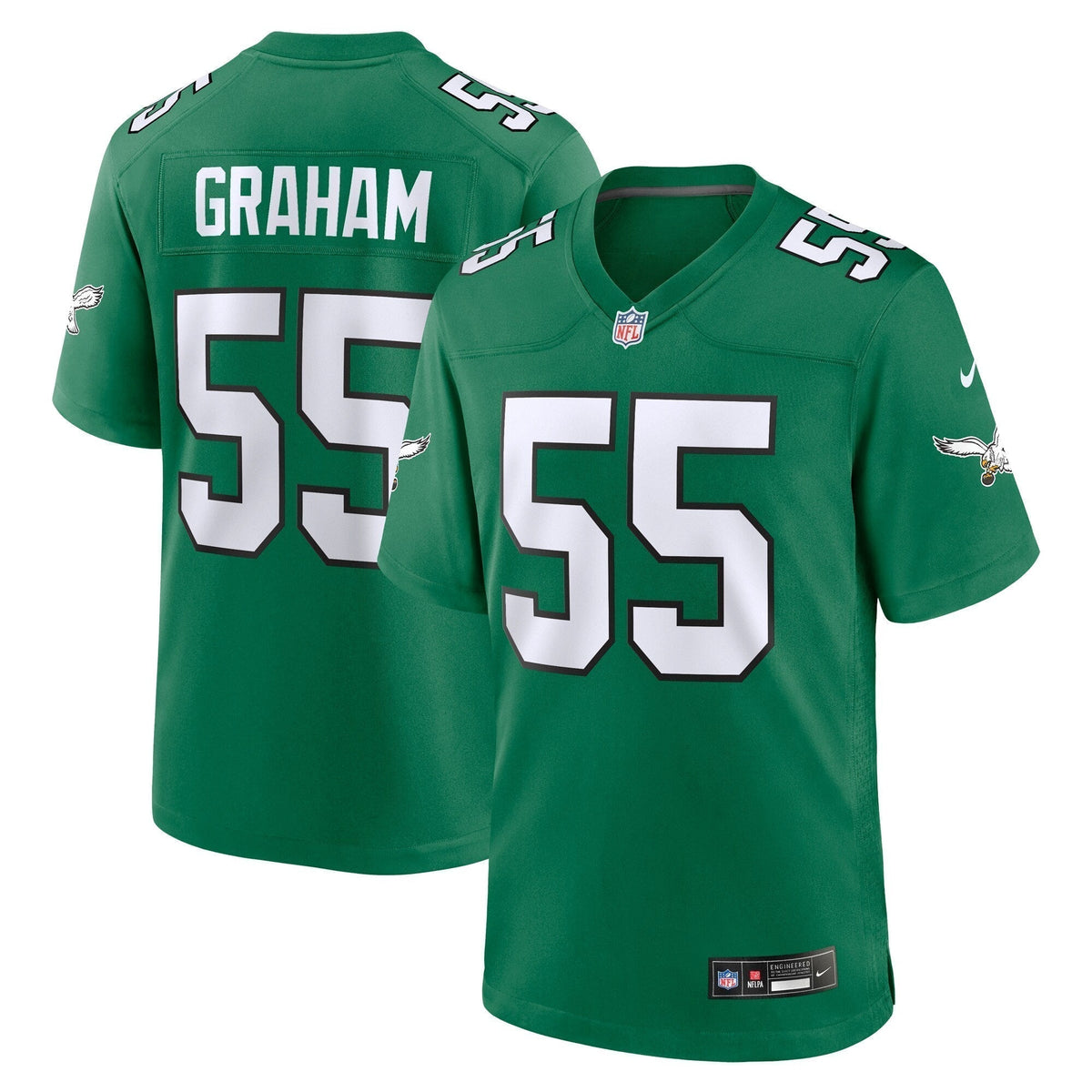 Brandon Graham Philadelphia Eagles Nike Alternate Game Jersey - Kelly Green