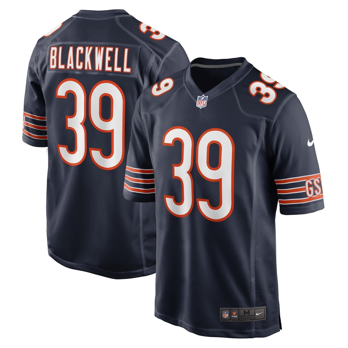 Josh Blackwell Chicago Bears Nike Game   Jersey - Navy