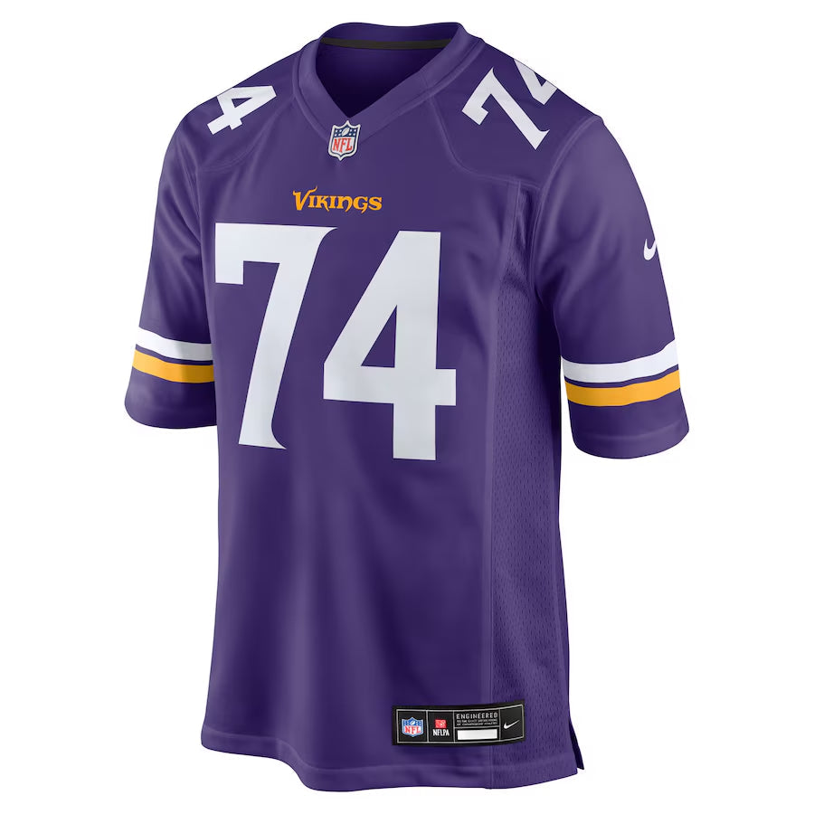 Men's Minnesota Vikings Donovan Jackson Nike Purple 2025 NFL Draft First Round Pick Game Jersey