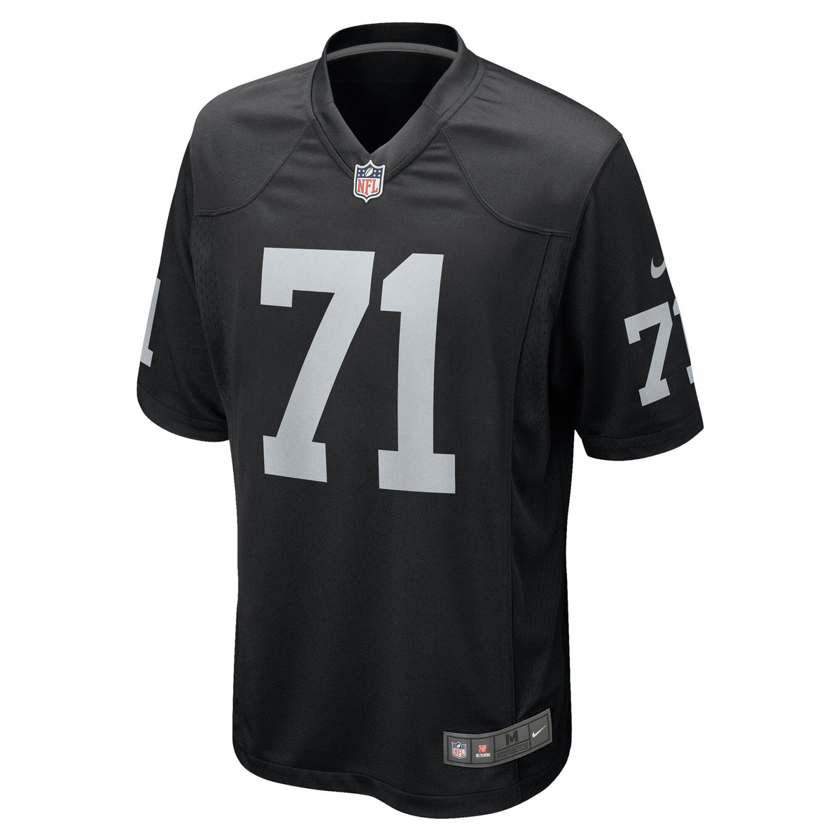 Justin Herron Las Vegas Raiders Nike Team Game Jersey -  Black