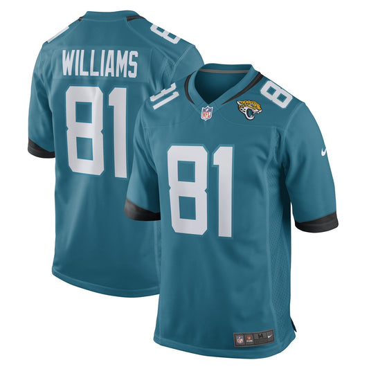 Seth Williams Jacksonville Jaguars Nike Game   Jersey - Teal