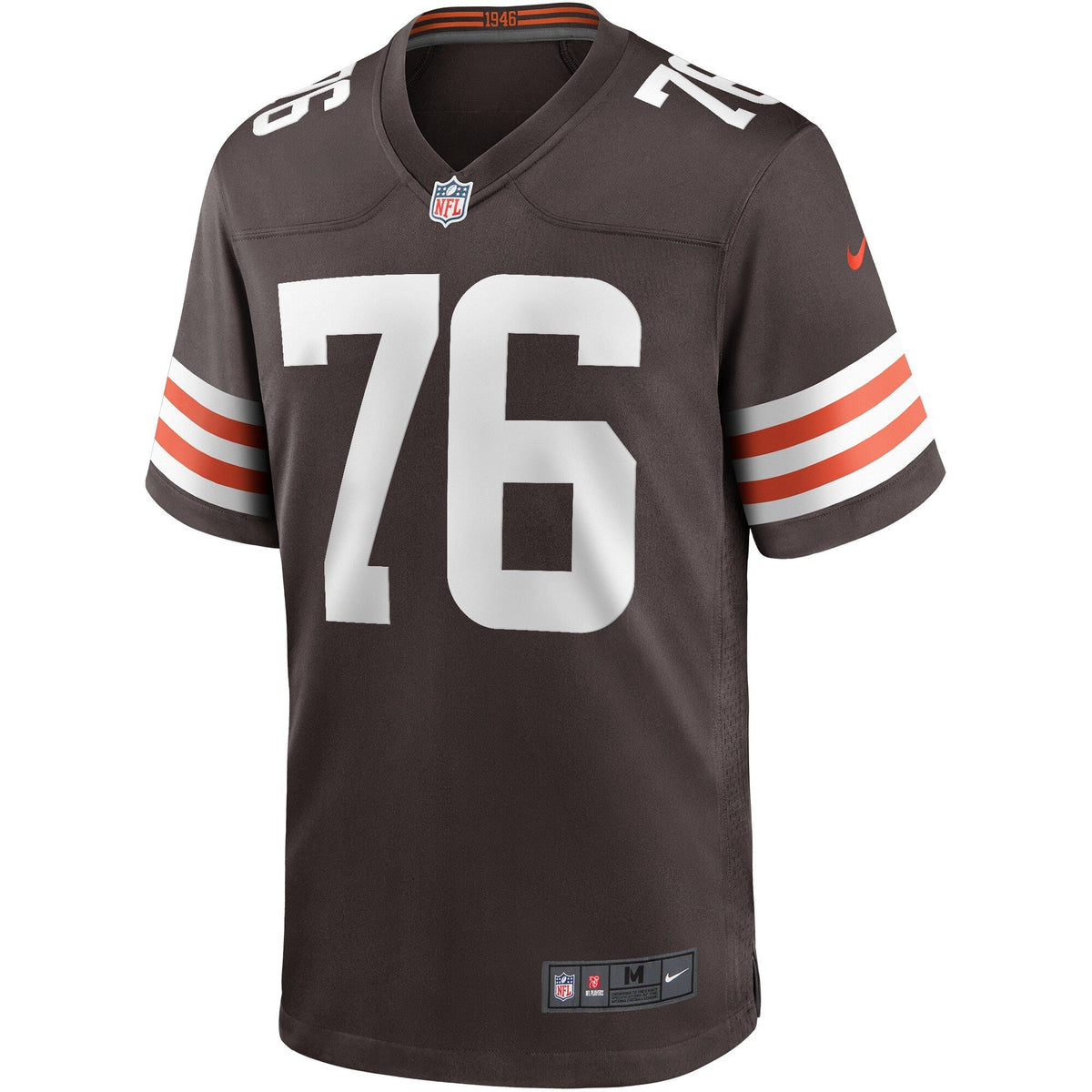 Lou Groza Cleveland Browns Nike Game Retired   Jersey - Brown