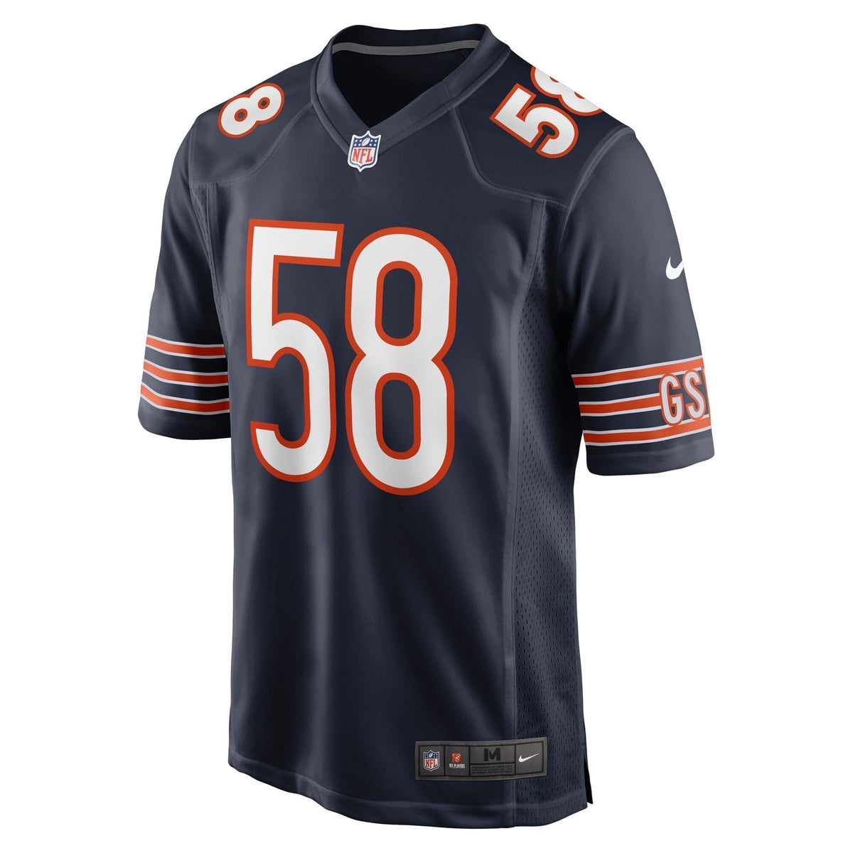 Darnell Wright Chicago Bears Nike  Game Jersey - Navy