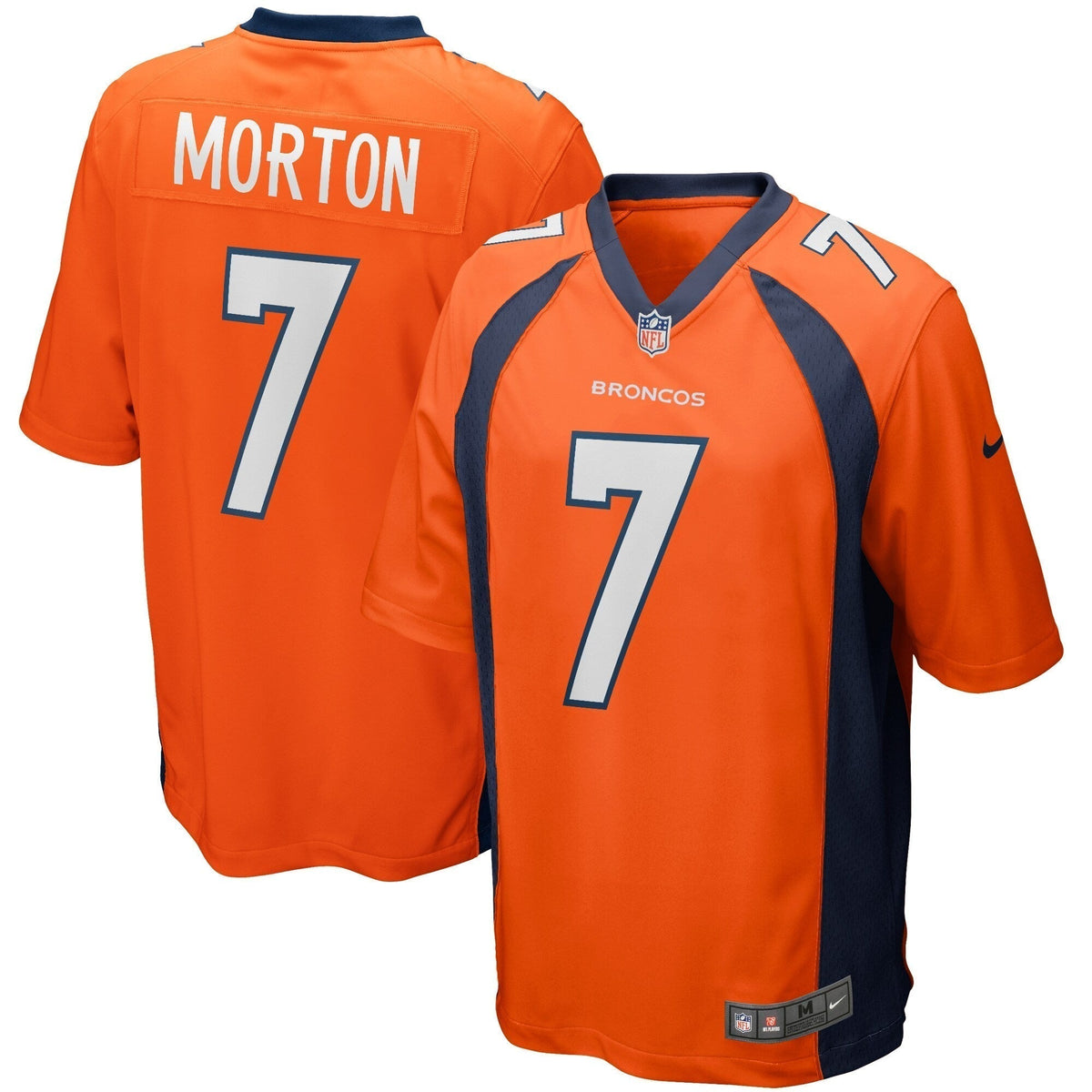 Craig Morton Denver Broncos Nike Game Retired   Jersey - Orange