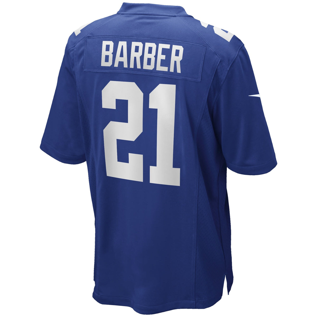 Tiki Barber New York Giants Nike Game Retired   Jersey - Royal