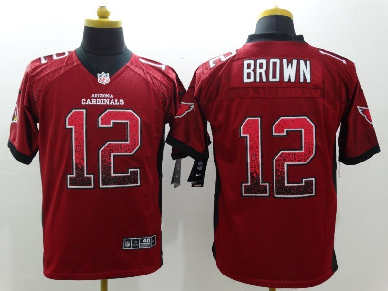 Men's Arizona Cardinals John Brown #12 Red Game Jersey1