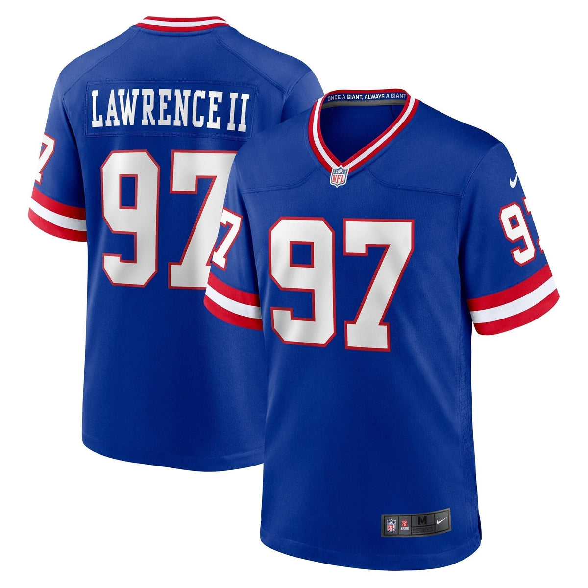 Dexter Lawrence II New York Giants Nike Classic Game   Jersey - Royal