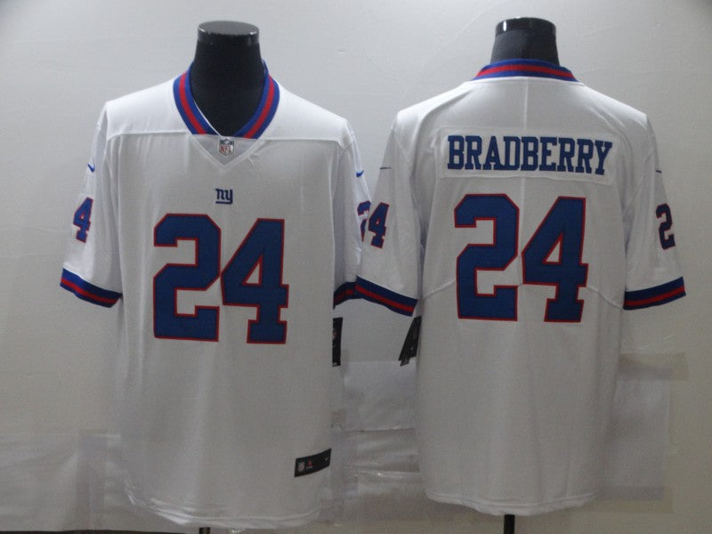 Men's New York Giants James Bradberry #24 White Game Jersey1
