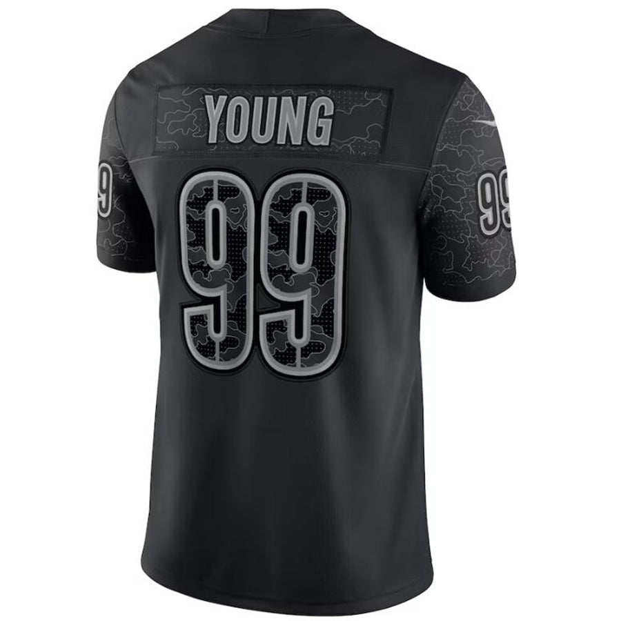 W.Commanders #99 Chase Young Black Stitched Player Game Football Jerseys