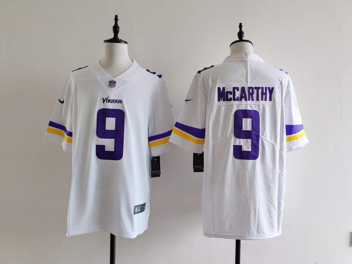 Men's Minnesota Vikings J.J. McCarthy Nike Jersey -  White#9