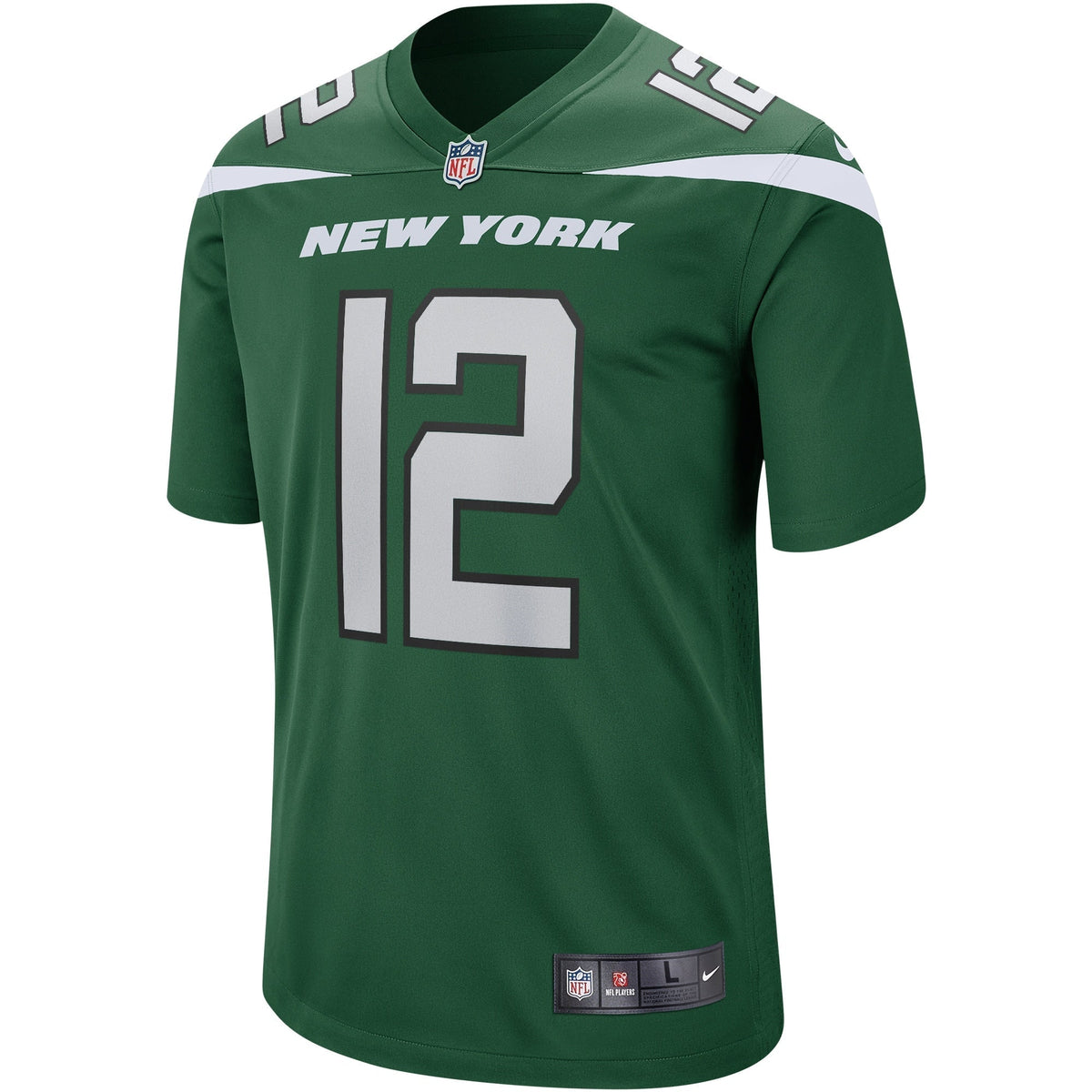 Joe Namath New York Jets Nike Game Retired   Jersey - Gotham Green