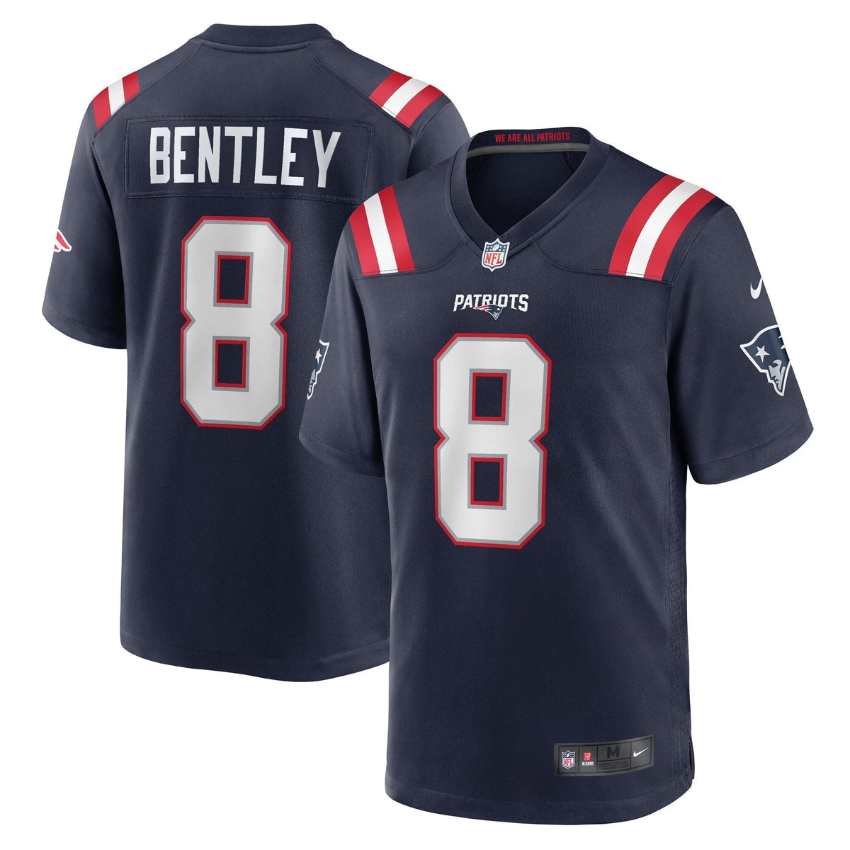 Ja'Whaun Bentley New England Patriots Nike Game   Jersey - Navy