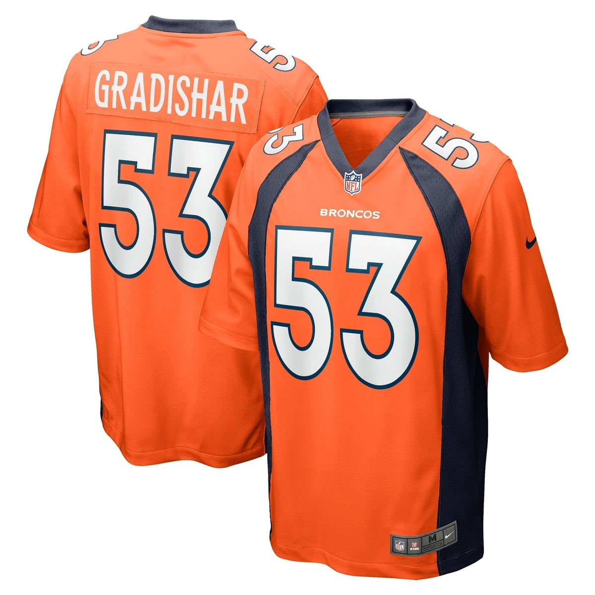 Randy Gradishar Denver Broncos Nike  Retired   Game Jersey -  Orange