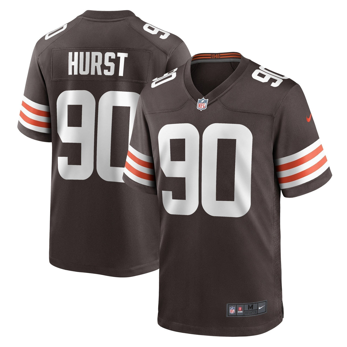Maurice Hurst Cleveland Browns Nike Game   Jersey - Brown