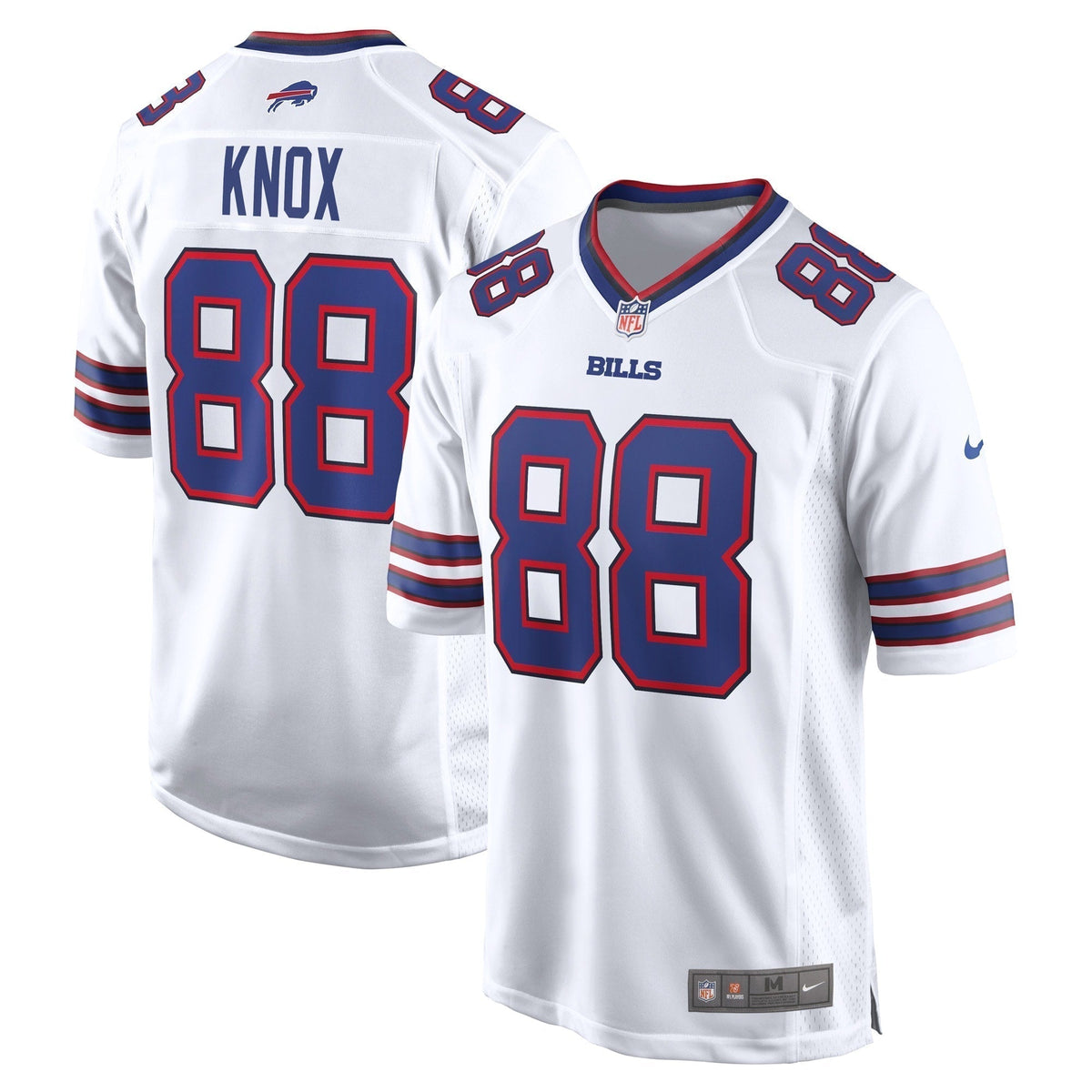 Dawson Knox Buffalo Bills Nike Away Game   Jersey - White
