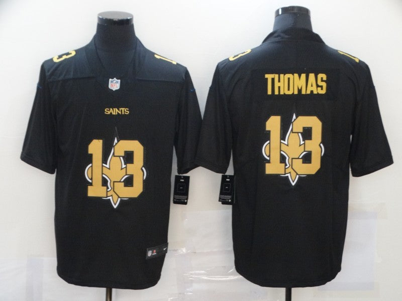 Men's New Orleans Saints #13 Michael Thomas Black Alternate Game Jersey1