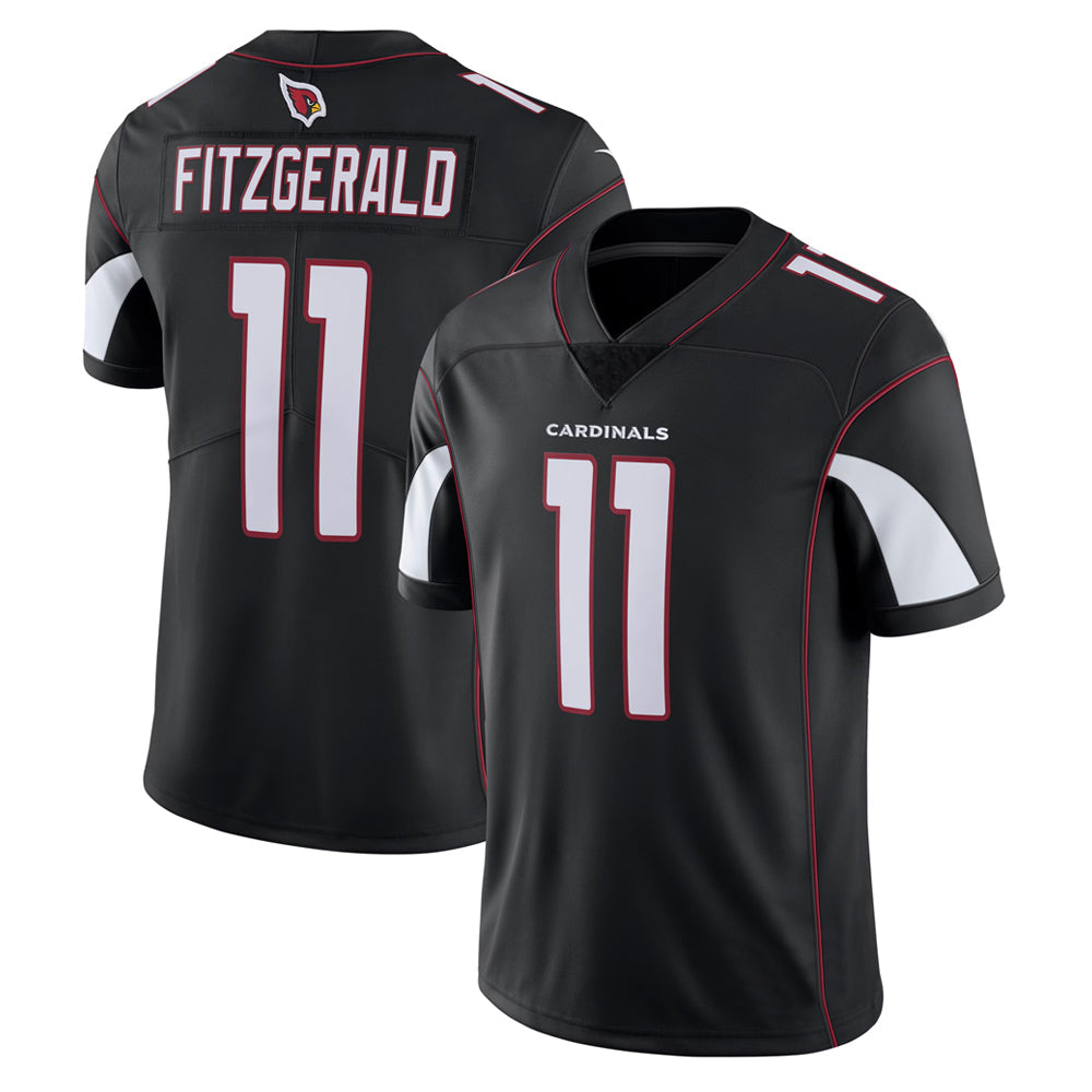 A.Cardinals #11 Larry Fitzgerald Player Black Vapor Limited Football Jerseys