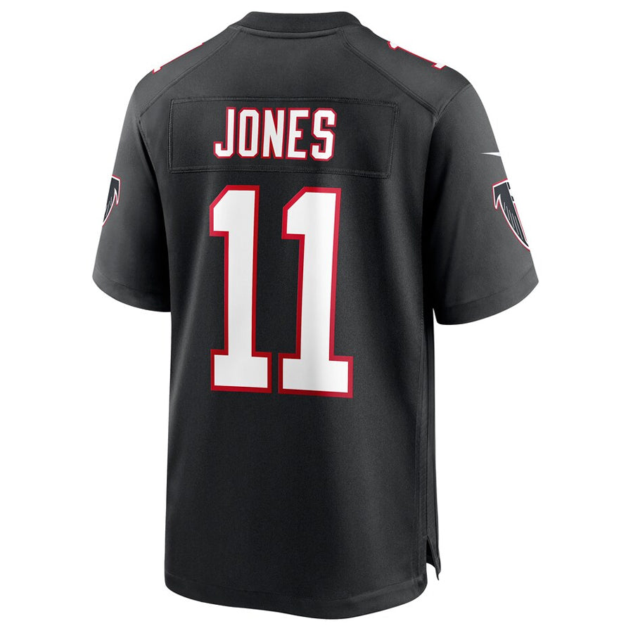 A.Falcons #11 Jalon Walker Player Black Throwback Game Football Jerseys