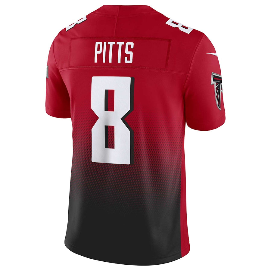 A.Falcons #8 Kyle Pitts Sr. Player Red Vapor F.U.S.E. Limited Football Jerseys