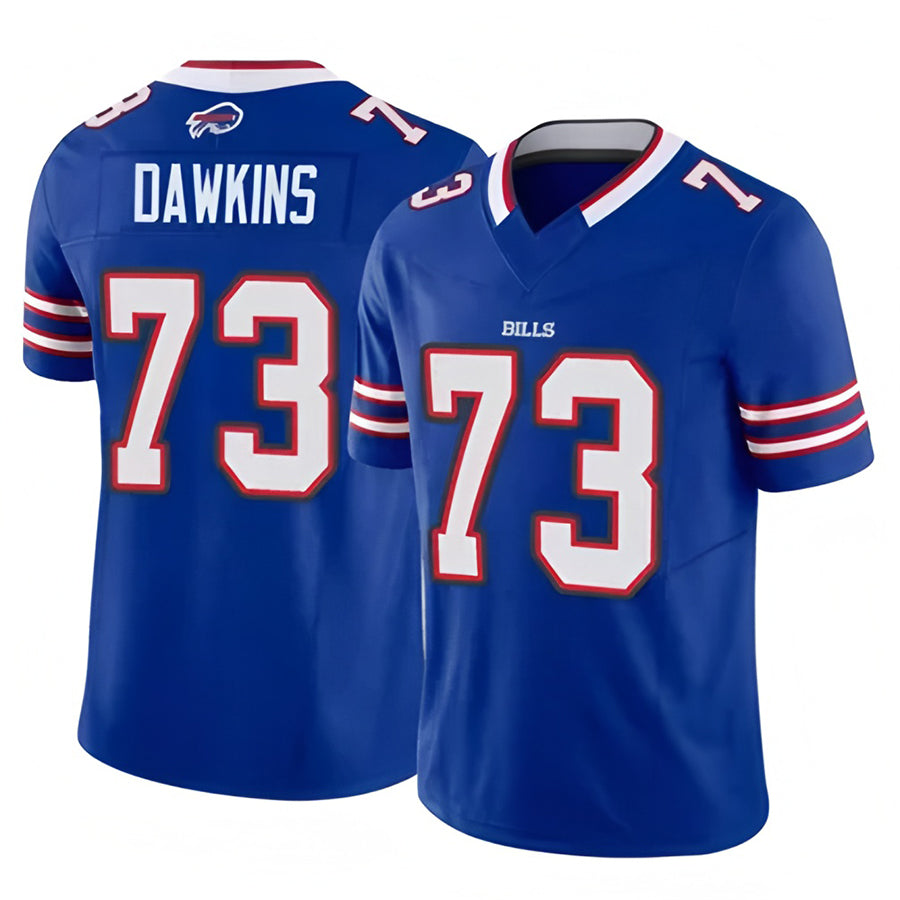 B.Bills #73 Dion Dawkins Player Vapor F.U.S.E. Limited Royal Football Jerseys