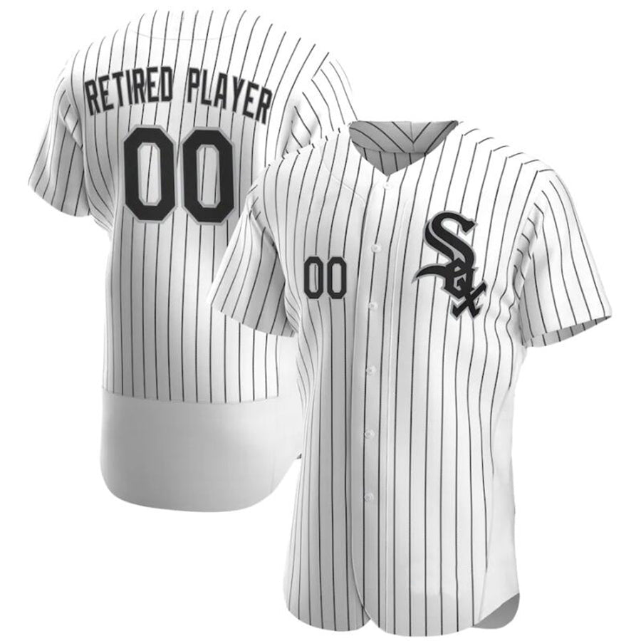 Custom C.White Sox White Home Pick-A Retired Roster Authentic Baseball Jerseys
