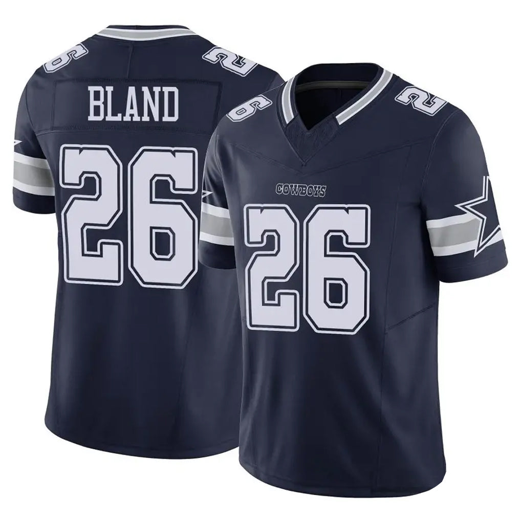 D.Cowboys #26 DaRon Bland Player Navy Vapor F.U.S.E. Limited Football Jerseys