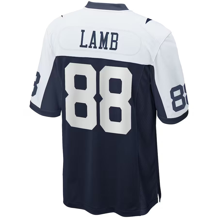 D.Cowboys #88 CeeDee Lamb Player Navy Alternate Home Game Football Jerseys