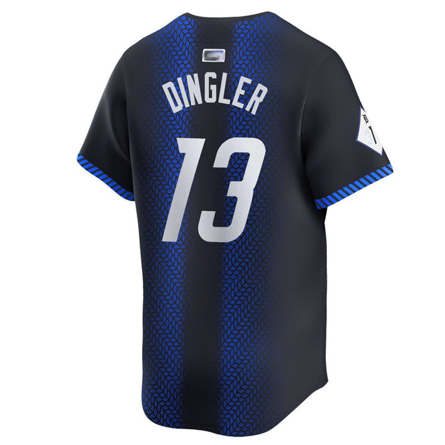 D.Tigers #13 Dillon Dingler Player City Connect Limited Baseball Jerseys