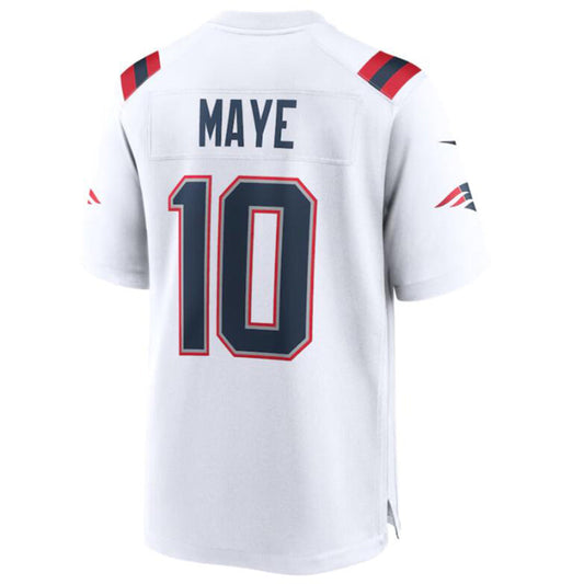 #10 Drake Maye Player NE.Patriots White Game Football Jerseys