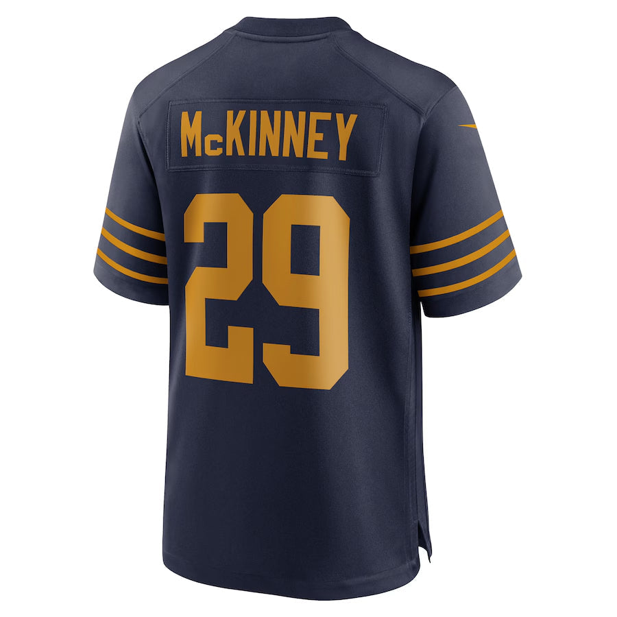 GB.Packers #29 Xavier McKinney Player Navy The 1923 Classic Game Football Jerseys