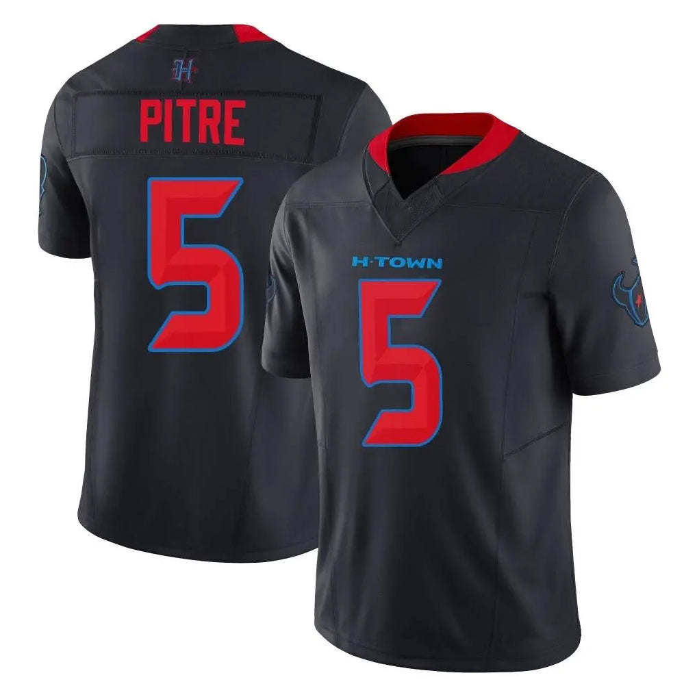 H.Texans #5 Jalen Pitre Player Navy Alternate Vapor F.U.S.E. Limited Football Jerseys