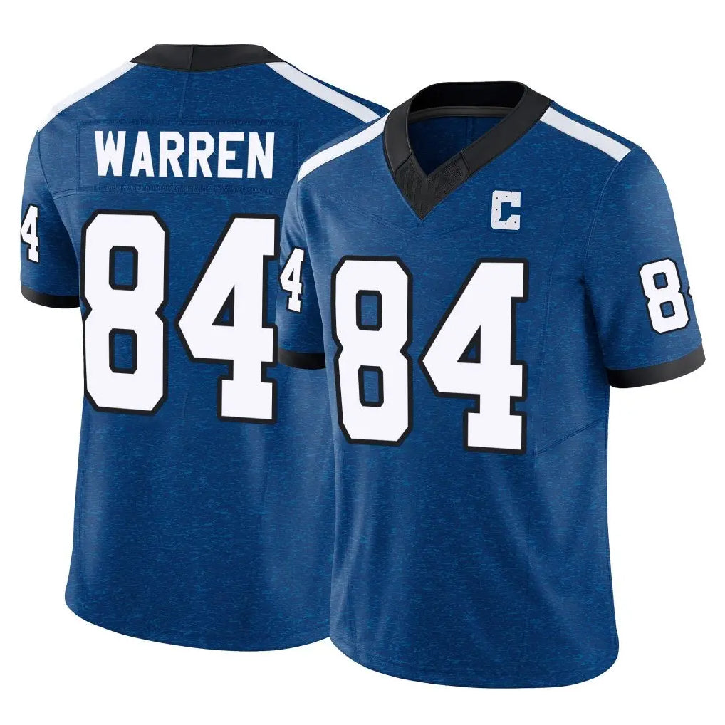 IN.Colts #84 Tyler Warren Player Limited Indiana Nights Alternate Vapor F.U.S.E. Royal Football Jerseys