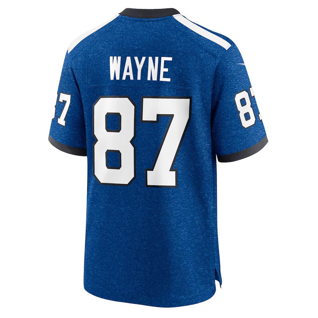 IN.Colts #87 Reggie Wayne Player Royal Alternate 2 Game Football Jerseys