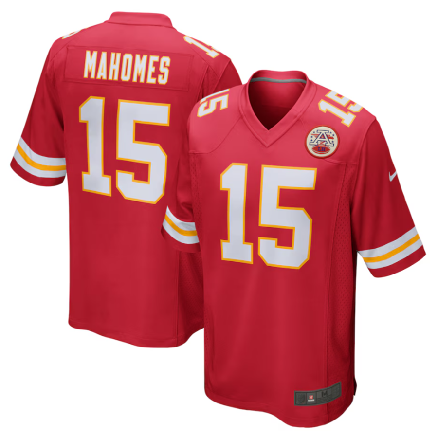 KC.Chiefs #15 Patrick Mahomes Red Game Jersey -Stitched American Football Jerseys